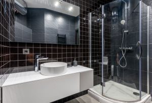 black square and tiles renovation project