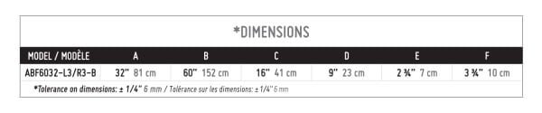 COMING SOON ABF B In Line Side Drain Bases WallsShower Base2