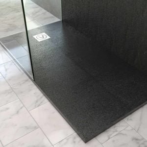 JADE Shila Stone Zero Threshold Offset Shower Base