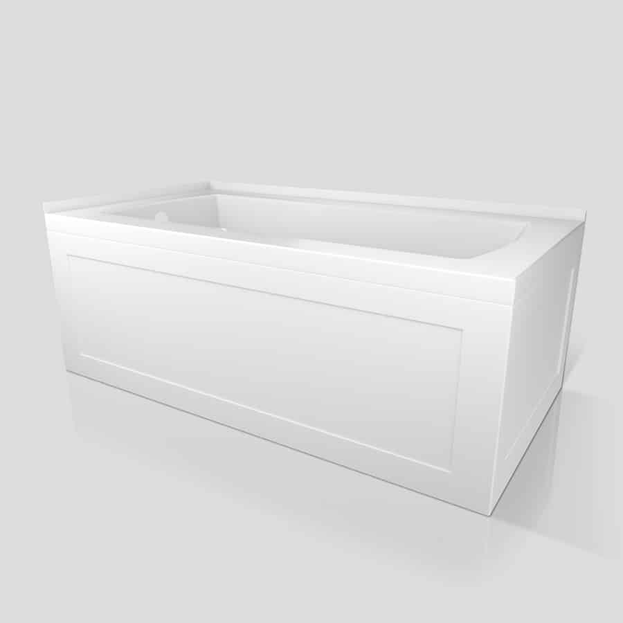 2 sided skirt bathtub