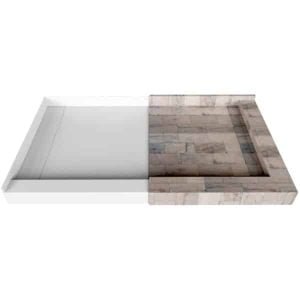 Double Threshold TileMe Shower Base (TMSBDTLD)