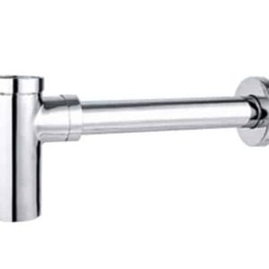 A Decorative Horizontal Square Siphon For Basin (A186CP) BASIN DRAINS