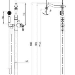 372553C FREESTANDING FAUCETS