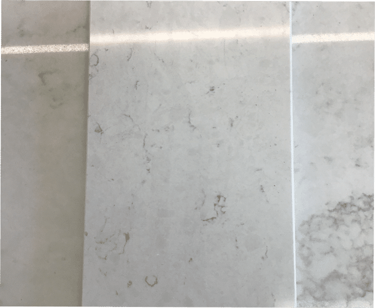 Close-up view of Silestone quartz surface with subtle marble-like patterns.